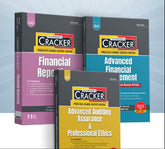 Taxmann Cracker Combo Papers 1 to 3 (FR, AFM and Audit) Set of 3 Books for CA Final